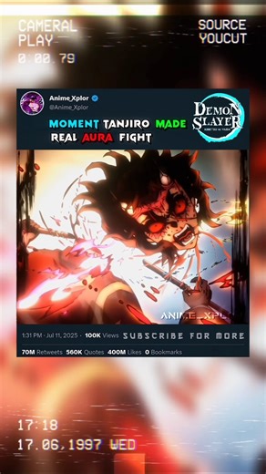 Tanjiro Dragon Stance Slash 💀 | Demon Slayer | Tanjiro x Upper Rank !
