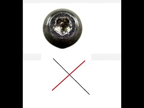 HOW TO REMOVE A ROLL/SWEEP SCREW FROM A LAPTOP (AND MORE)