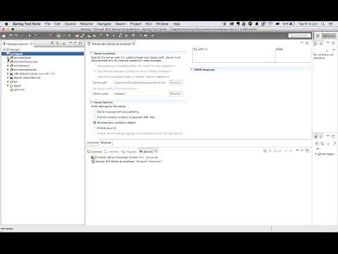 Creating a basic spring MVC project using Spring Tool Suite (STS)