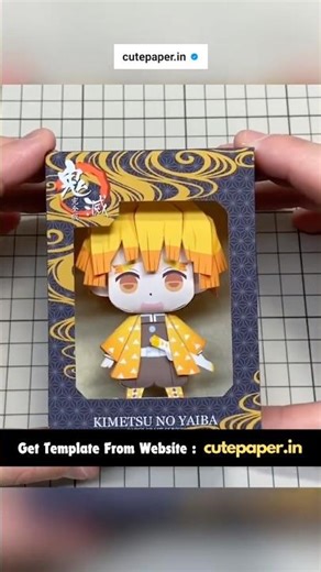 Chibi Zenitsu Agatsuma figure ~ Demon slayer anime inspired | #kimetsunoyaiba #zenitsu