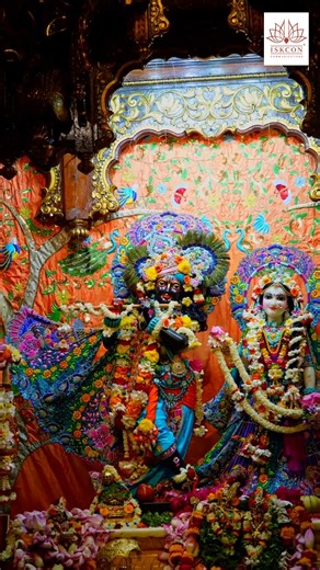 Watch the mesmerizing beauty of Lord Krishna unfold before your eyes—let your soul sway to His divine melody. | ISKCON