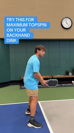 1.5K views | Want a backhand topspin dink? Here is how to do it! Follow these tips and I promise it will work! #pickleball #woodstocklifetime #tipsandtricks #backhand #win #topspin | Zack Hirsch | Facebook