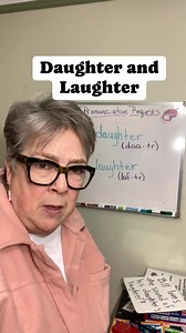 52K views · 3.7K reactions | How to Pronounce Daughter and Laughter #speakenglish #English #pronunciation #learnenglish | English Makes No Sense | Facebook