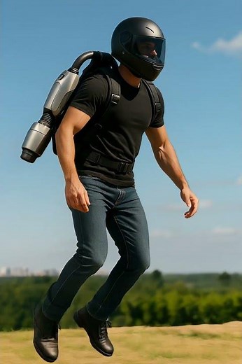 Man Soars with Jetpack, Real-Life Iron Man? #Shorts