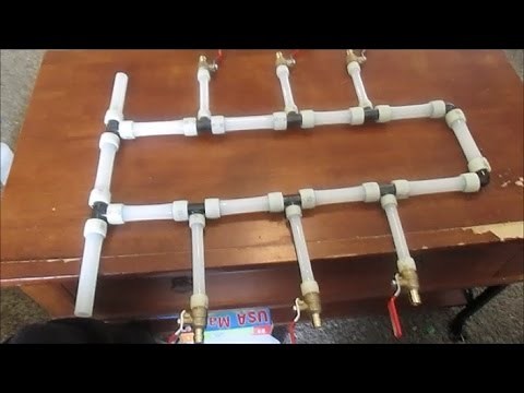 How To Make A Pex Pipe Manifold