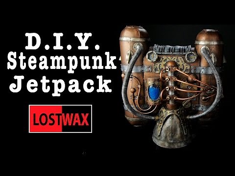 How To Make A Steampunk Jetpack. DIY From Foam!