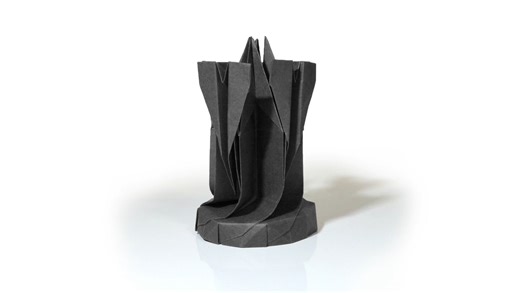 【Yoshimasa Tsuruta】车棋子折纸教程Origami Rook (chess) Tutorial with Diagrams