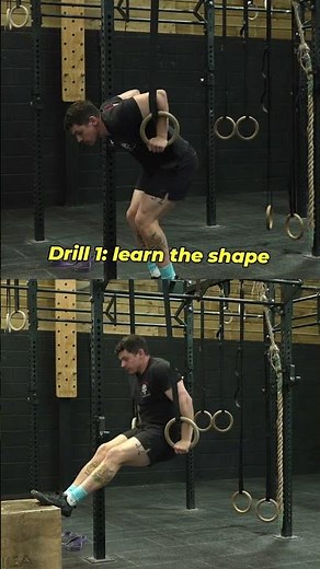 how to turn over (ring muscle ups) #calisthenics #crossfit #gym #fitness #muscleup
