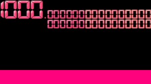 1000秒倒计时 (精确到10¯³²秒，带渐变进度条)