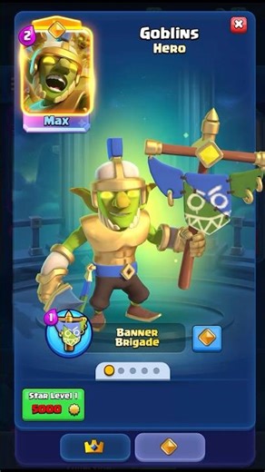 New Hero Goblins Full Guide #clashroyale #shorts
