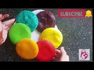 How to Make Rainbow Cake with Different Flavours in Each Layers