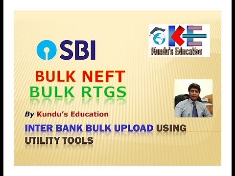 # SBI INTER BANK BULK UPLOAD#