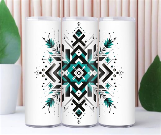 Aztec Pattern 20oz Skinny Tumbler Wrap, Sublimation Design, Digital Download Png, Country Western Tumbler Wrap Png, Tribal Print Tumbler Png - Etsy