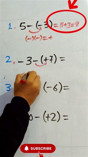 Can You Solve These Positive & Negative Sign Problems? #maths