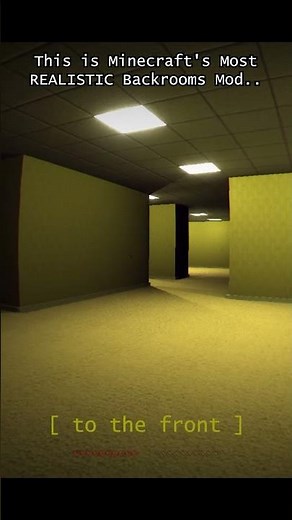 This is Minecraft's most REALISTIC Backrooms Mod..