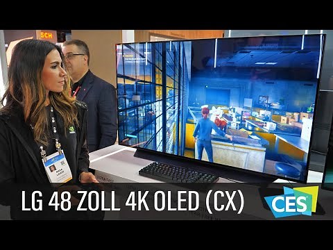 LG 48 Zoll CX 4K OLED mit G-Sync auf der CES 2020 (OLED48CX)
