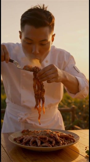Savoring the Taste of the Sea in the Golden Hour