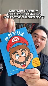 Check out this out of this world fun interactive learning #childrensbooks by #nintendo #mario #hellomario #supermario #mariobros #japan #japanfinds ! Filled many expressions of Mario Himself! | adrianwidjy