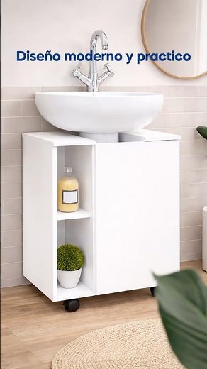 Mobi Muebles - Mueble para Baño Limay en color Blanco