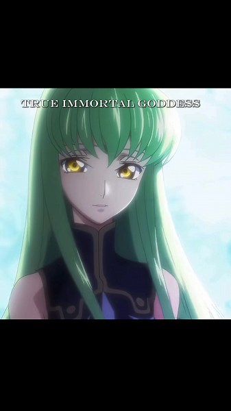 C.C | the goddess you are #codegeass #geass #cc #lelouch #hateme