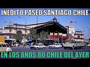 INEDITO PASEO A SANTIAGO CHILE EN LOS AÑOS 80 - CHILE TRANQUILO DEL AYER