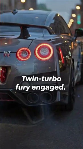 Twin-Turbo Madness — GT-R Launch Control Unleashed 🔥 #carshorts #automobile #supercar