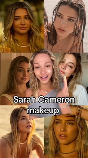 Jemma Violet on Instagram: "Sarah Cameron makeup but make it glam ✨ #makeup #makeupreels #makeuptutorial #tutorial #sarahcameron #sarahcameronouterbanks #outerbanks #obx #obxmakeup #outerbanksmakeup #trending #viral #summermakeup #summermakeuplook #madelyncline #madelynclinemakeup #glowymakeup"