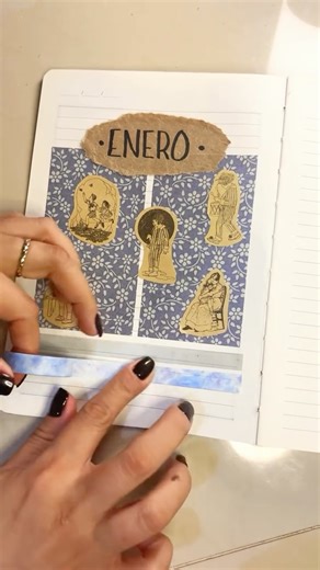 carari🎀 | ✨PORTADA ENERO BULLET JOURNAL✨🎀 pd. Ignoren la hormiguita 🐜😋#bulletjournal #bulletjournaling #bujocommunity #bujo #bujoinspiration... | Instagram