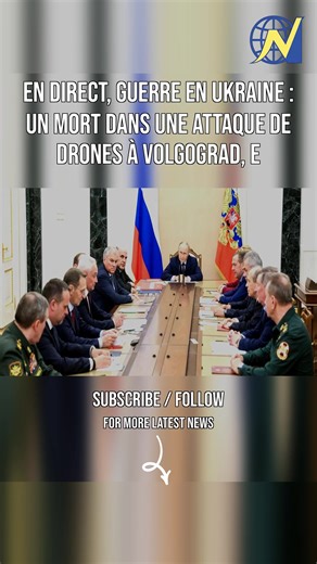 EN DIRECT, guerre en Ukraine : un mort dans une attaque de drones à Volgograd, en Russie #UkraineWar #VolgogradAttack #DroneStrike #RussiaUkraineWar #WarNews #BreakingNews #Geopolitics #WorldEvents | Newsoria | Facebook