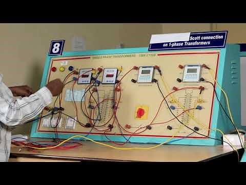 Electrical Machines | LAB - 8 | SCOTT CONNECTION OF TRANSFORMERS
