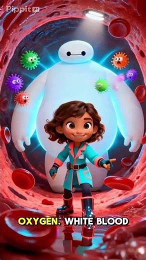 “Inside the Blood! The Amazing 3D Adventure of Red & White Cells for Kids” #scienceforkids #3dkids