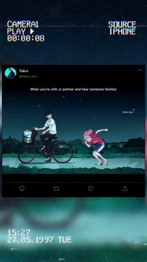 When you're with ur partner and hear someone familiar || #anime #animeedit