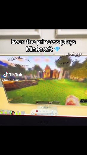Minecraft in the sims !! #minecraft #thesims4 #thesims #mods #cc #ea #princess