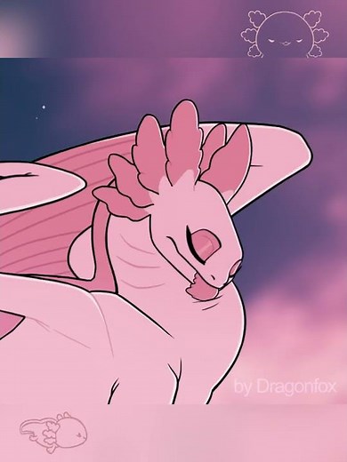 #shorts dragonfoxart "AmmyFatxolotl"