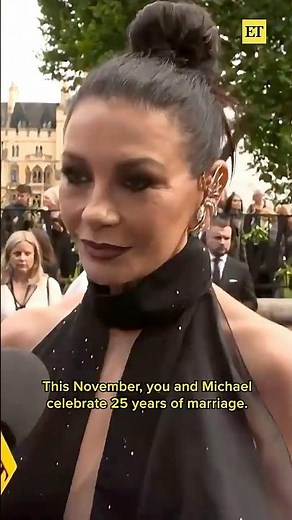 Catherine Zeta-Jones on 25 Years of Marriage with Michael Douglas #catherinezetajones #wednesday