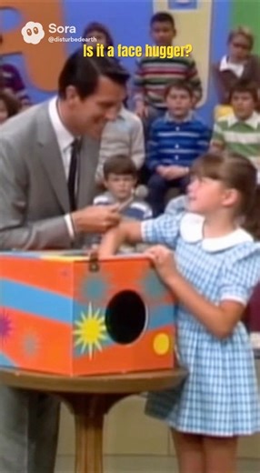 1980s game show mystery box. Is it a face hugger? #funnyshorts #gameshow #facehugger #alien #ai