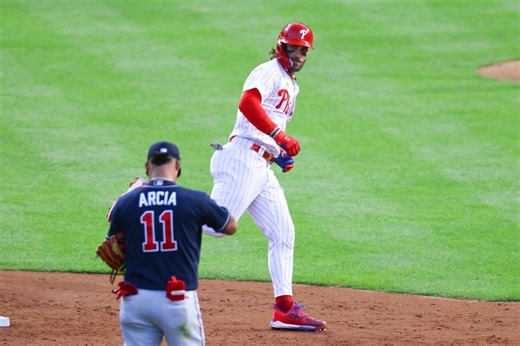 Bryce Harper interview shows how much he relished staring down Braves’ Orlando Arcia