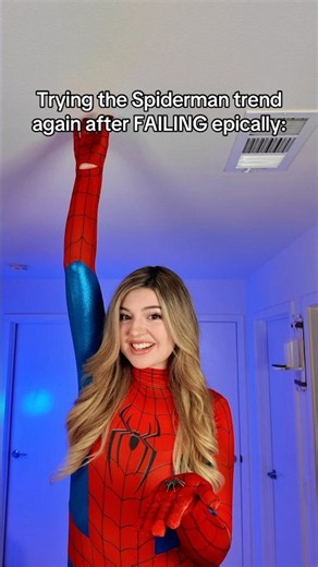 I FAILED SO BAD I HAD TO TRY AGAIN…#spiderman #funny #trending