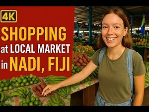 4K Sharing Shopping at local market in Nadi Fiji #fijitravel #fiji #fijiliving
