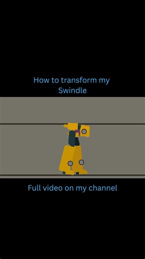 How to transform my G1 Swindle #sticknodes #transformer #animation #decepticons