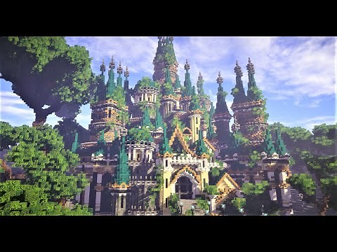 ファンタジーなお城を作る - Minecraft | Build a castle 【マイクラ 建築】
