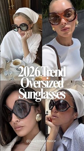 The Oversized Sunglasses Everyone's Wearing in 2026 #FashionTrends #StyleInspo #Shorts