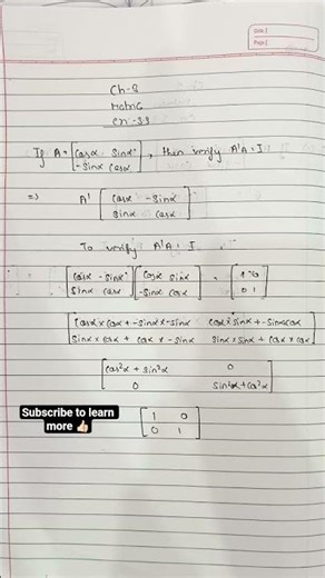 maths class 12 chapter 3 (matrices) ques-6(1) #shorts #trending #maths #boardexam