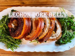 Lechon Pork Belly / How to make oven crispy Lechon Pork Belly / Roasted Pork Belly /
