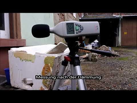 Schalldämmung, Lautstärke Lärmmessung Wärmepumpe Panasonic WH MCD 9 kW