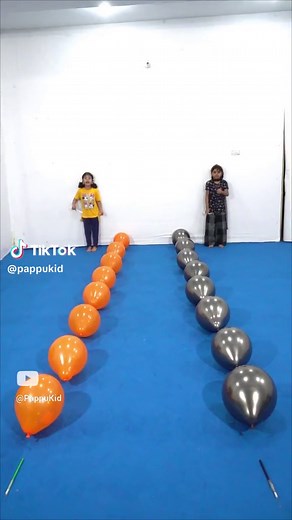 Balloon pop challenge for kids #indoorgames #fun #kidsactivities #viralgame