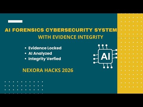 AI-Assisted Cybersecurity System with Evidence Integrity | Hackathon