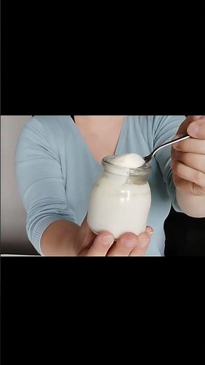 🔥 🥛 Des yaourts maison ultra crémeux avec seulement 2 ingrédients ! #yaourt #bonnecuisine