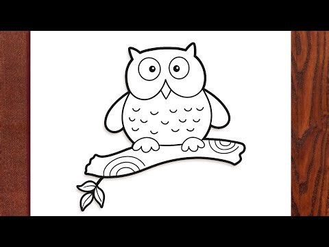 How to Draw an Owl || Owl Drawing || Owl Drawing with Pencil Sketch Step by Step || Bird Drawing Owl