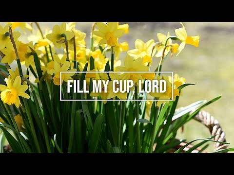 Fill My Cup, Lord / Richard Blanchard / piano instrumental hymn with lyrics
